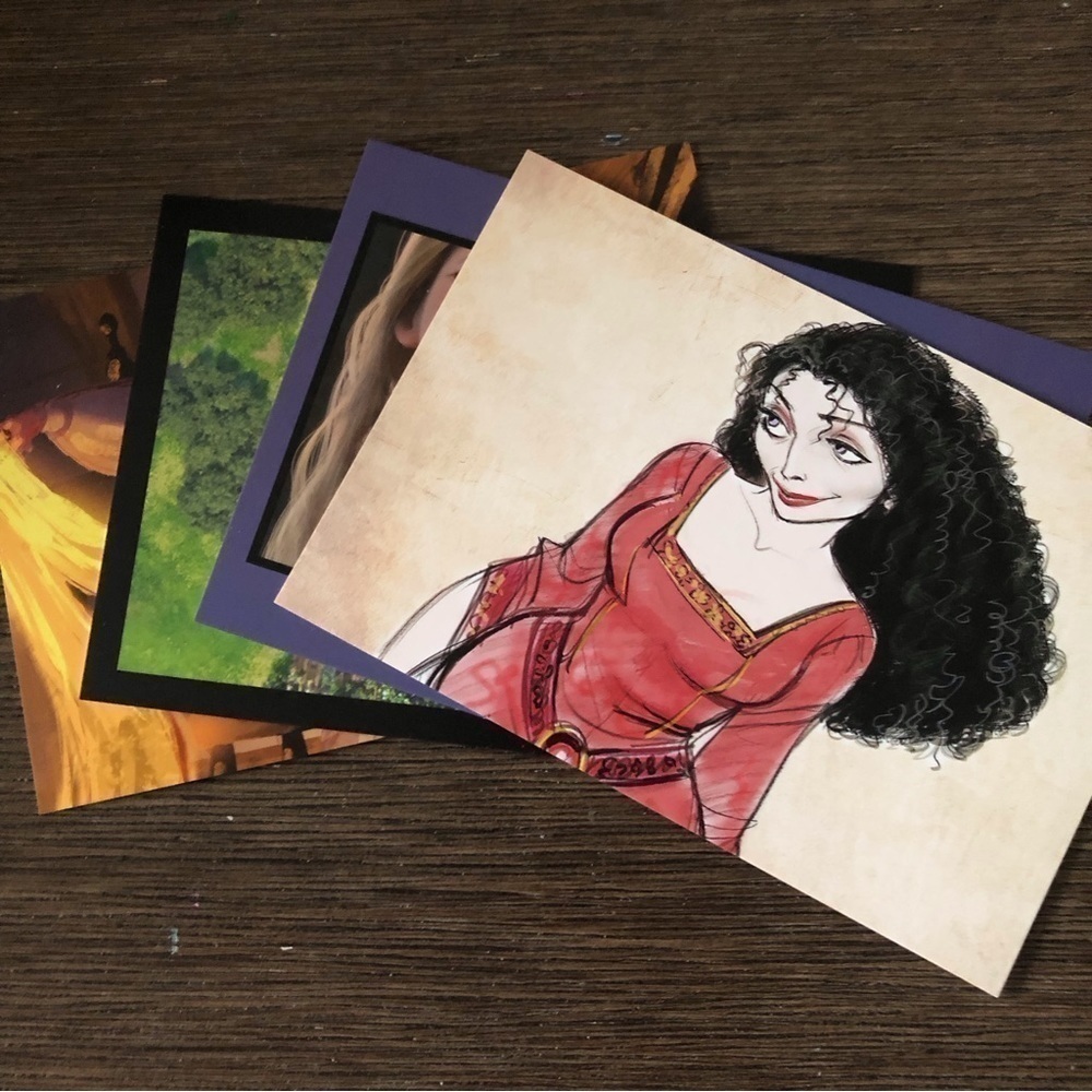 Disney Villains Postcards: Tangled: Mother Gothel 4 pack
